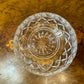 Vintage Crystal Cut Trinket Bowl