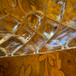 Vintage Crystal Cut Trinket Bowl