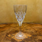 Vintage Crystal Cut Wine Glasses Set Of Five