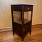 Antique French 19th Century Oak Bedside Table