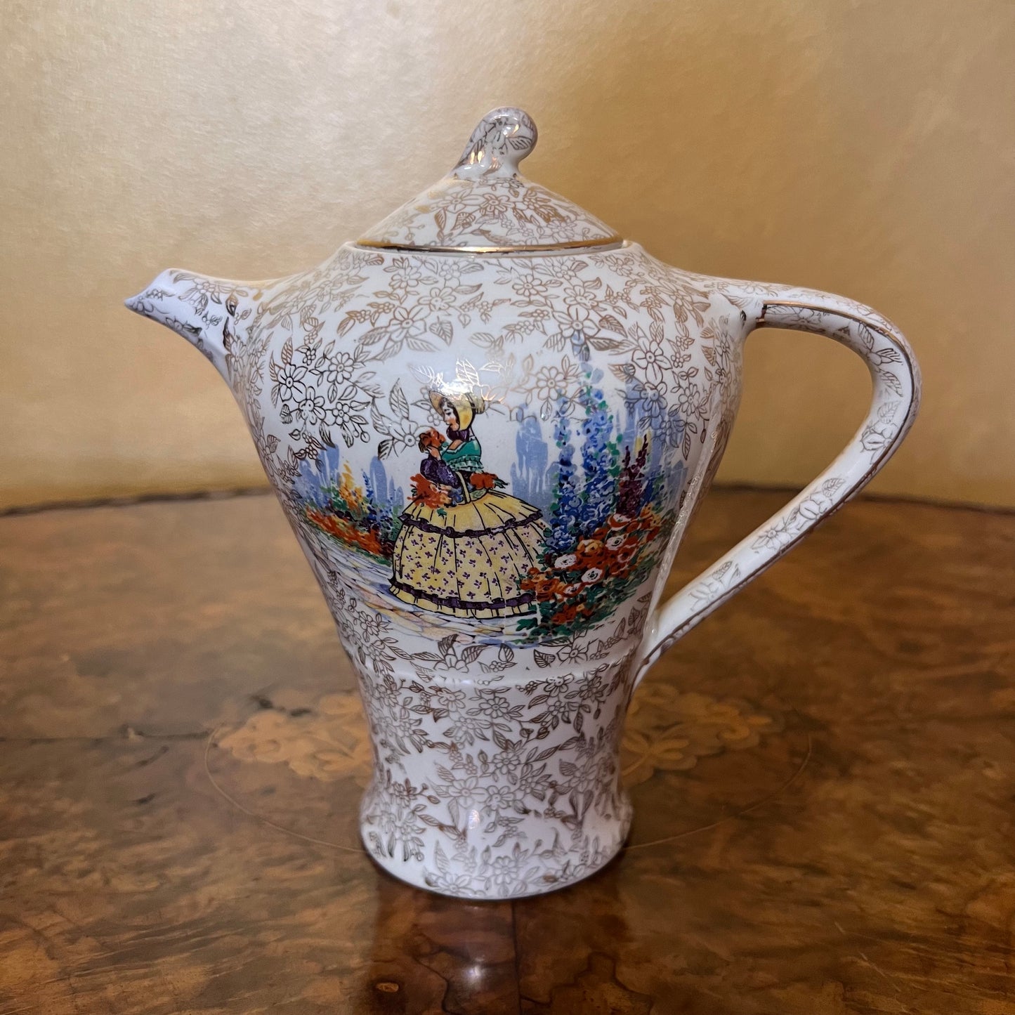 Vintage Empire Crinoline Lady Coffee Pot