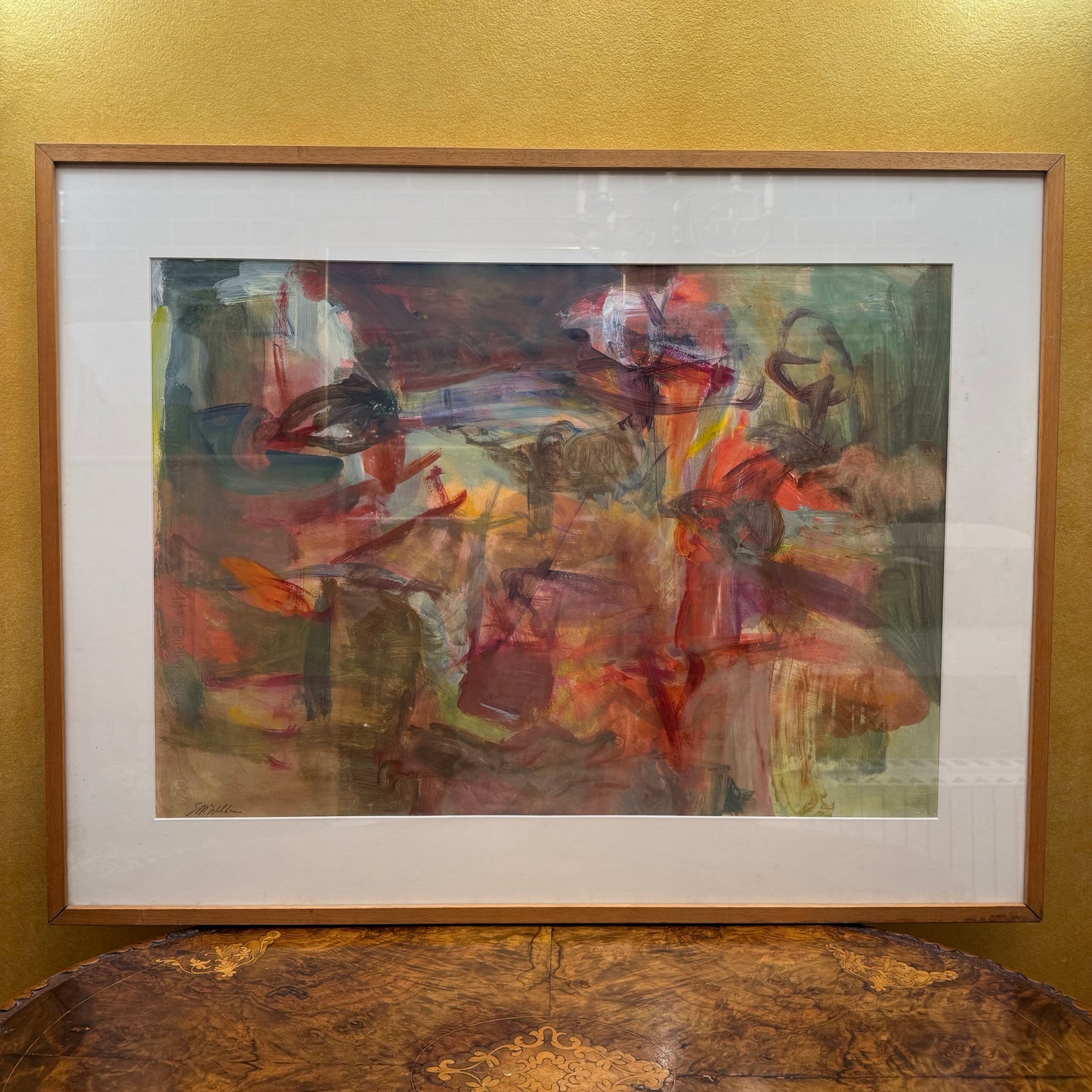 Acrylic Painting Falling Into Time by Elizabeth McWilliam Artwork