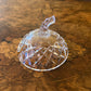 Vintage Crystal Sugar Bowl