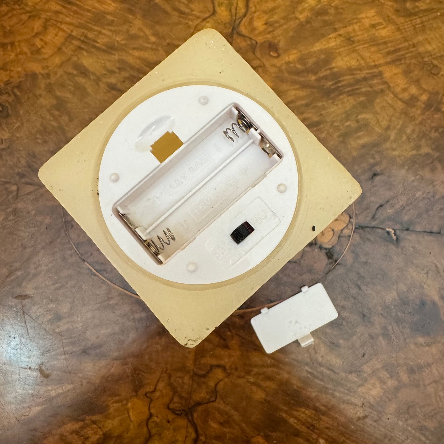 Real Wax Square LED Candle