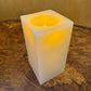 Real Wax Square LED Candle