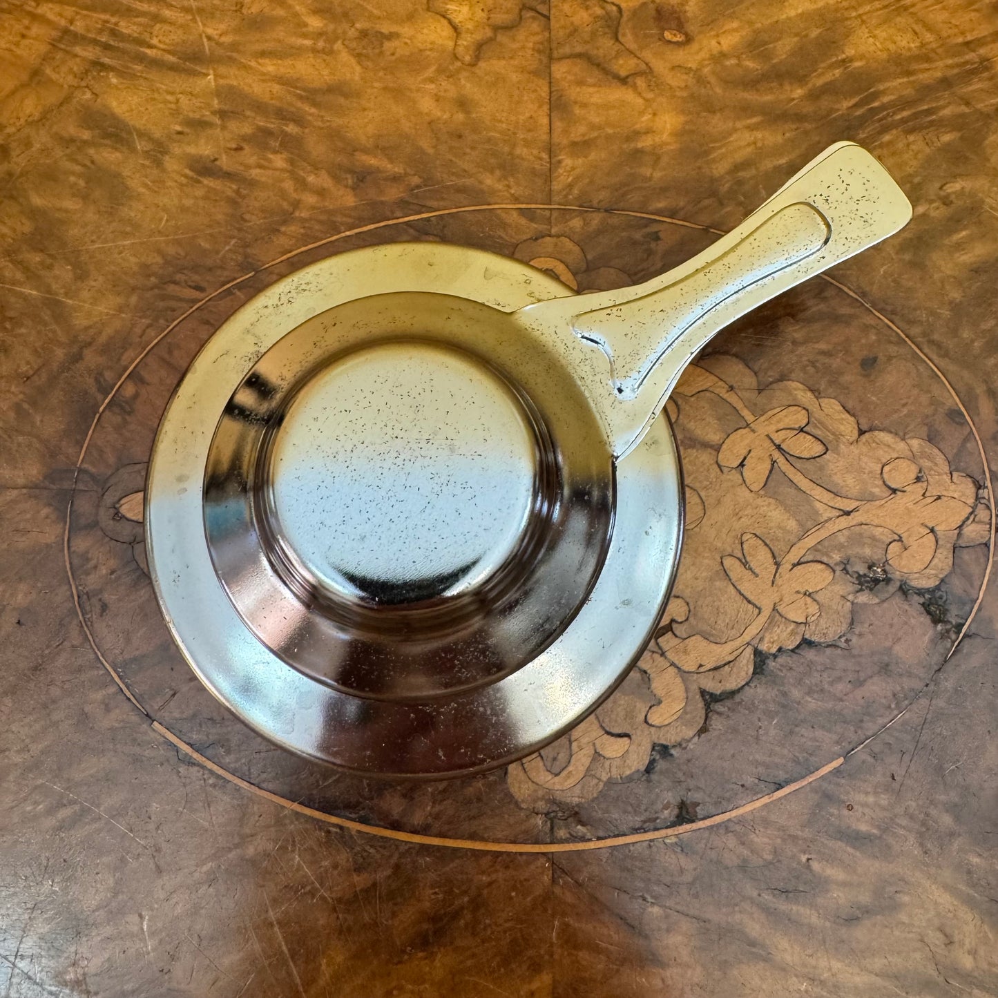 Vintage Stainless Steel Japanese Fondue Pot Set With Skewers