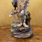 Antique 19th Century Turin Teplitz Young Boy With Pipe Ceramic Large Figure