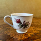 Vintage Japanese Pink Floral Coffee Cup