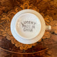 Vintage Lucent Floral Coffee Cup