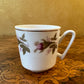 Vintage Lucent Floral Coffee Cup