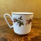 Vintage Lucent Floral Coffee Cup