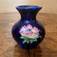 Vintage Kirklands Embassy Ware Etruria Blue Floral Vase