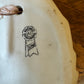 Vintage Nathco Country Ballerina Girl Bisque Plaque