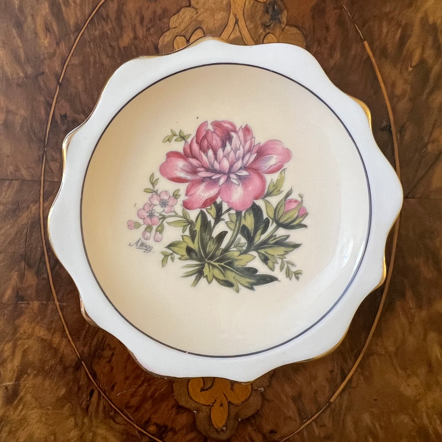 Royal Albert Pink Floral Dish