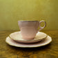 Vintage Grindley Peach Petal Gold Trim 40 Piece Dinner Set