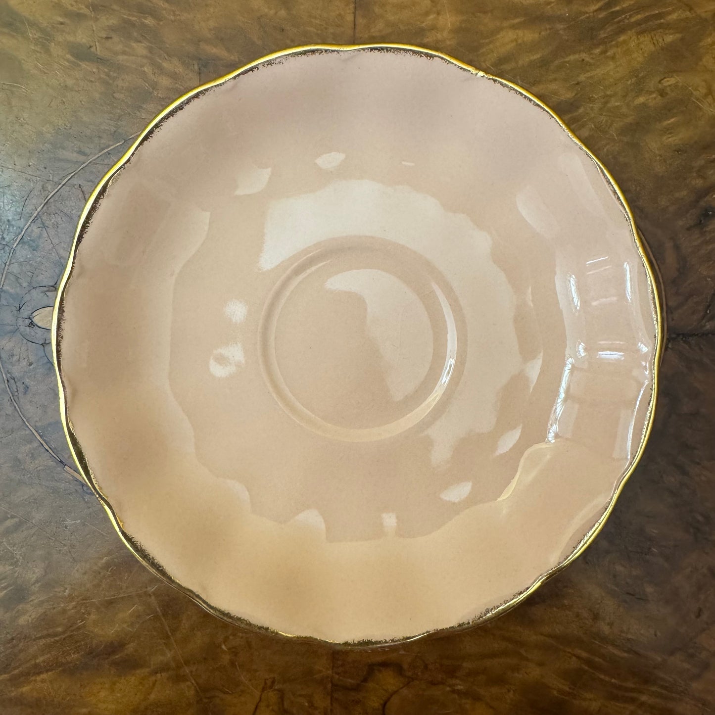 Vintage Grindley Peach Petal Gold Trim 40 Piece Dinner Set