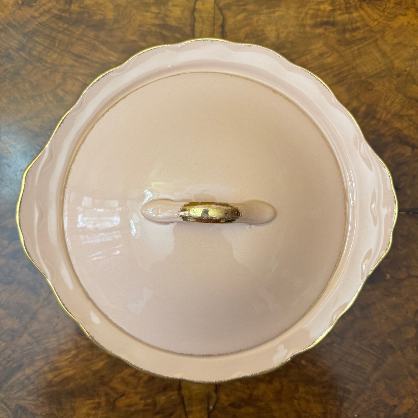 Vintage Grindley Peach Petal Gold Trim 40 Piece Dinner Set