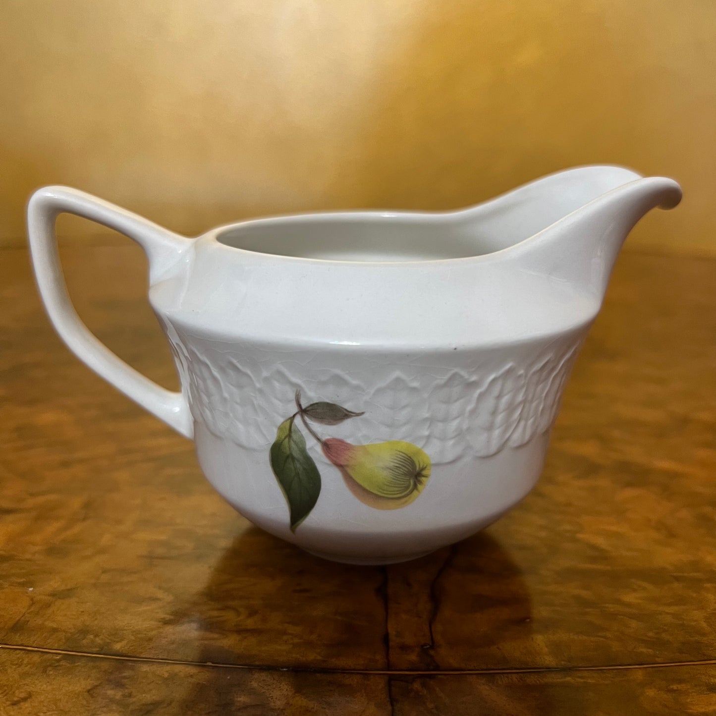 Valencia Ironstone Fruit Print Milk Jug