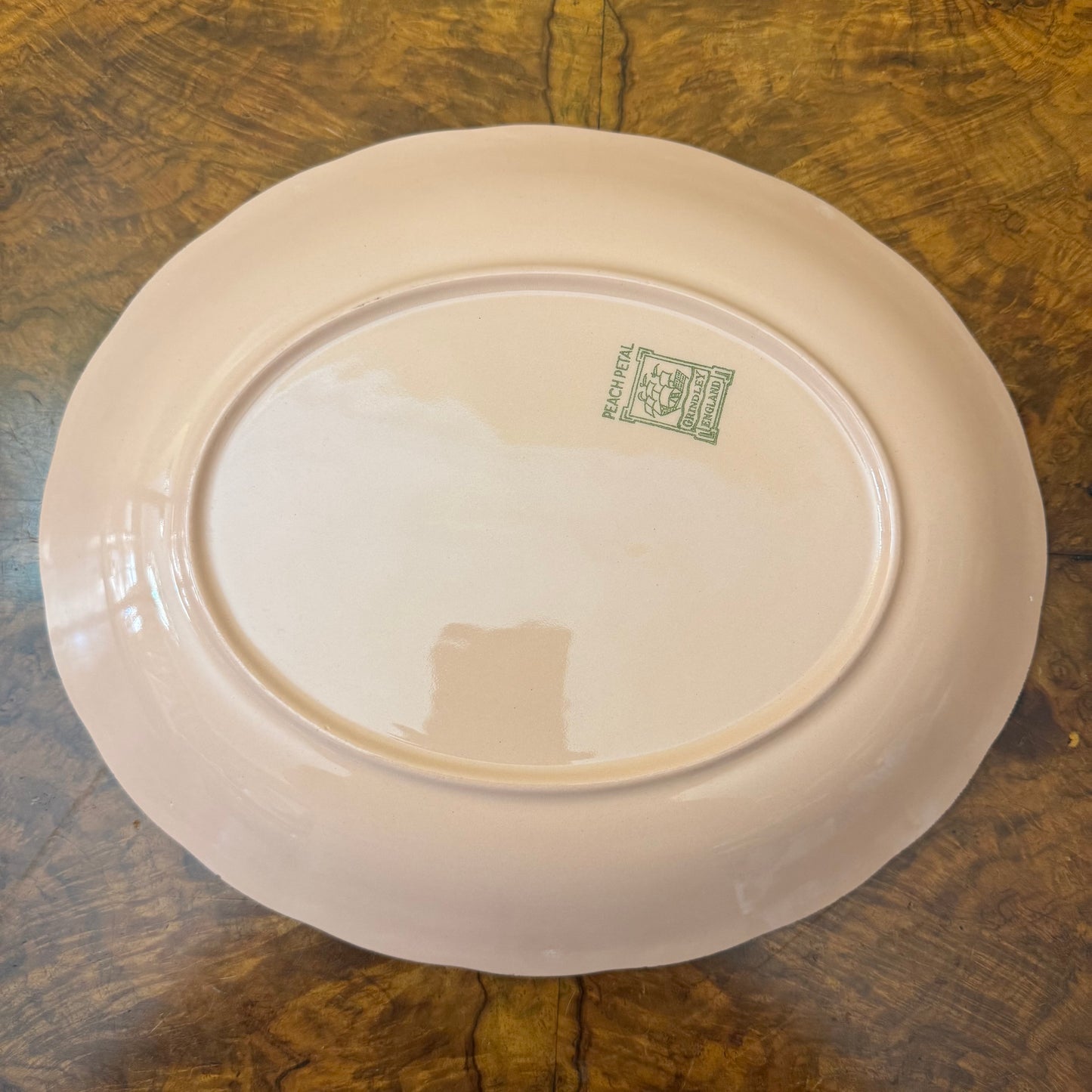 Vintage Grindley Peach Petal Gold Trim 40 Piece Dinner Set