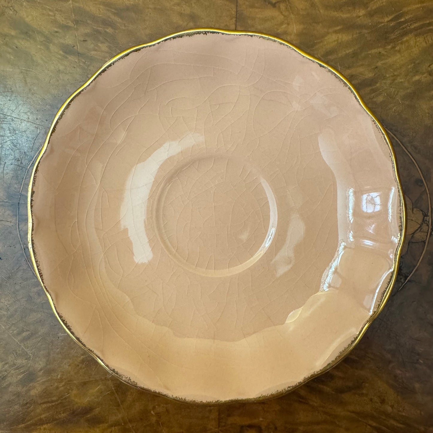 Vintage Grindley Peach Petal Gold Trim 40 Piece Dinner Set