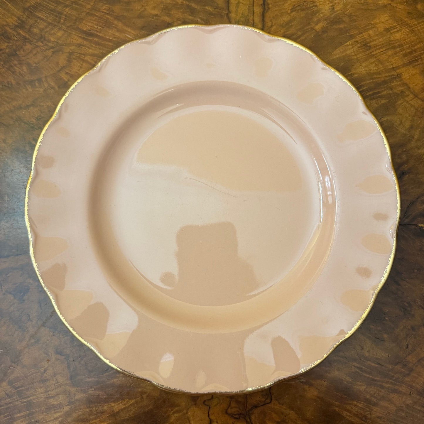 Vintage Grindley Peach Petal Gold Trim 40 Piece Dinner Set