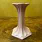 Vintage Pink Porcelain Candle Holders Pair