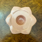 Vintage Pink Porcelain Candle Holders Pair