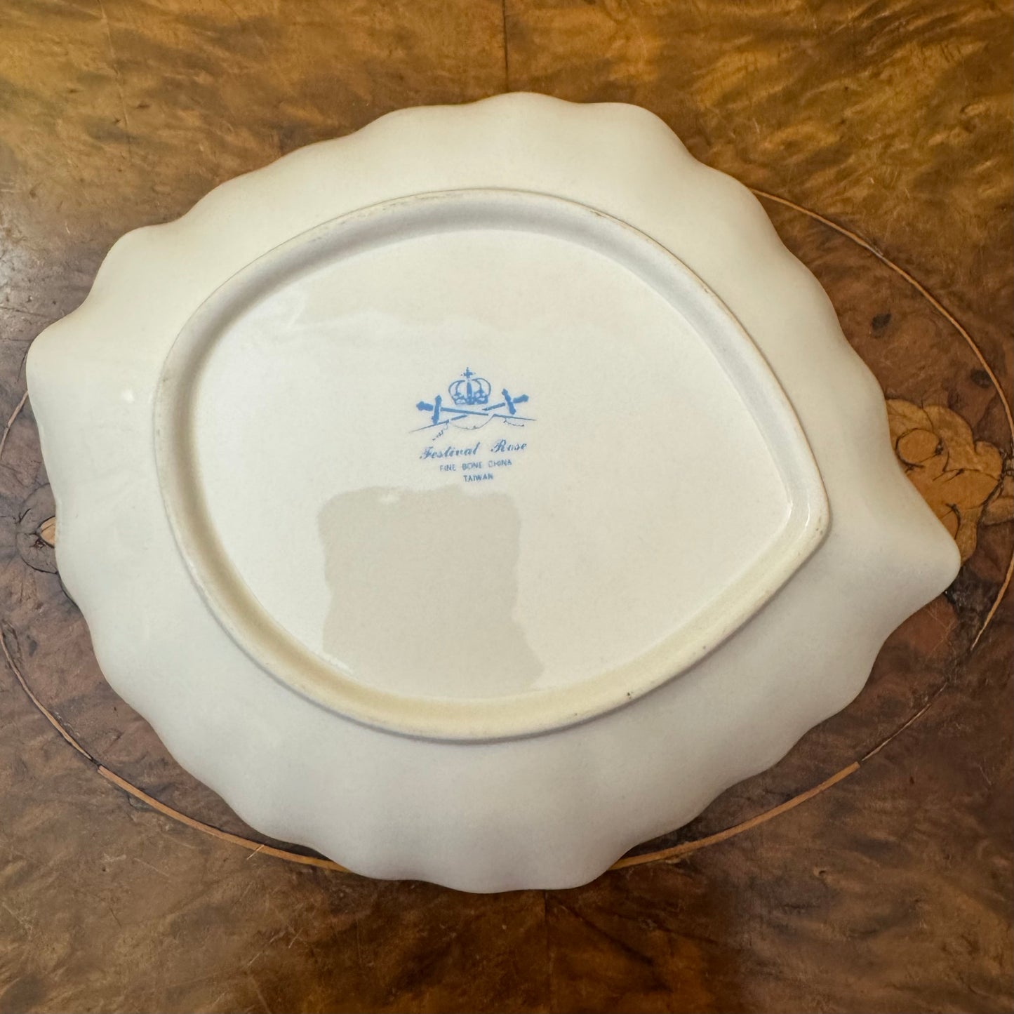 Festival Rose Print Trinket Dish