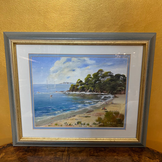 Mollymook Beach By Jean Simmons Painting