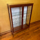 Antique Mahogany Glass Display Cabinet