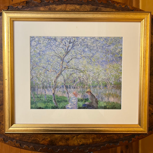 Springtime 1886 Print From Monet Exhibition
