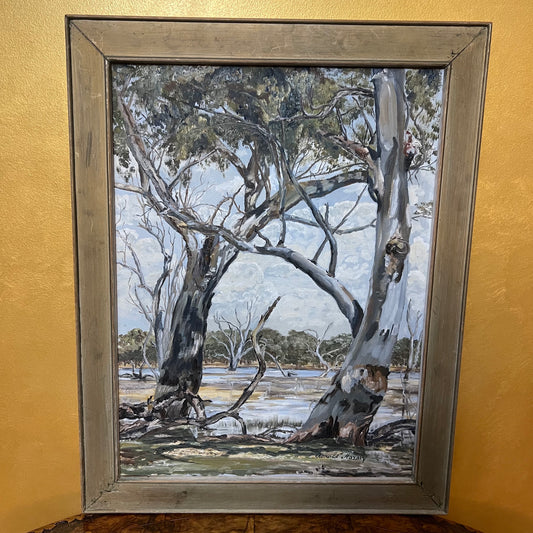 Vintage Australia Nature Painting