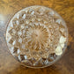 Vintage Bohemia Crystal Sugar Bowl Tray
