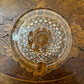 Vintage Bohemia Crystal Sugar Bowl Tray