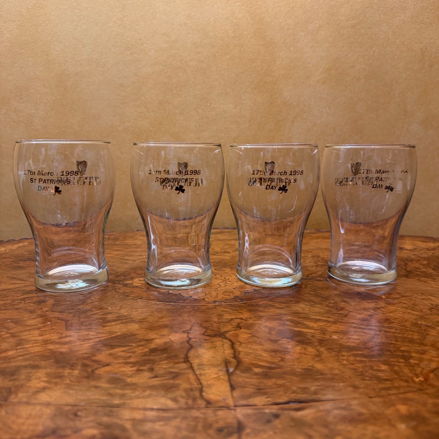 Guinness Beer Glasses Set Of Nine