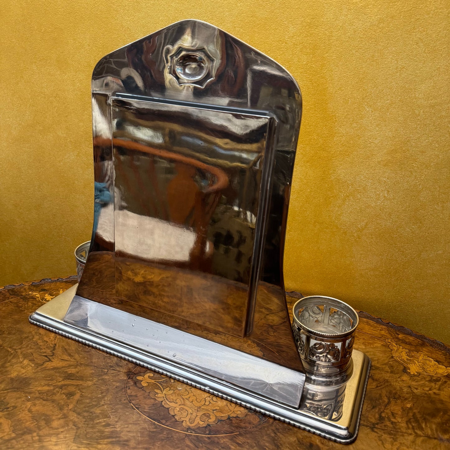 Art Nouveau Mirror Vanity Set