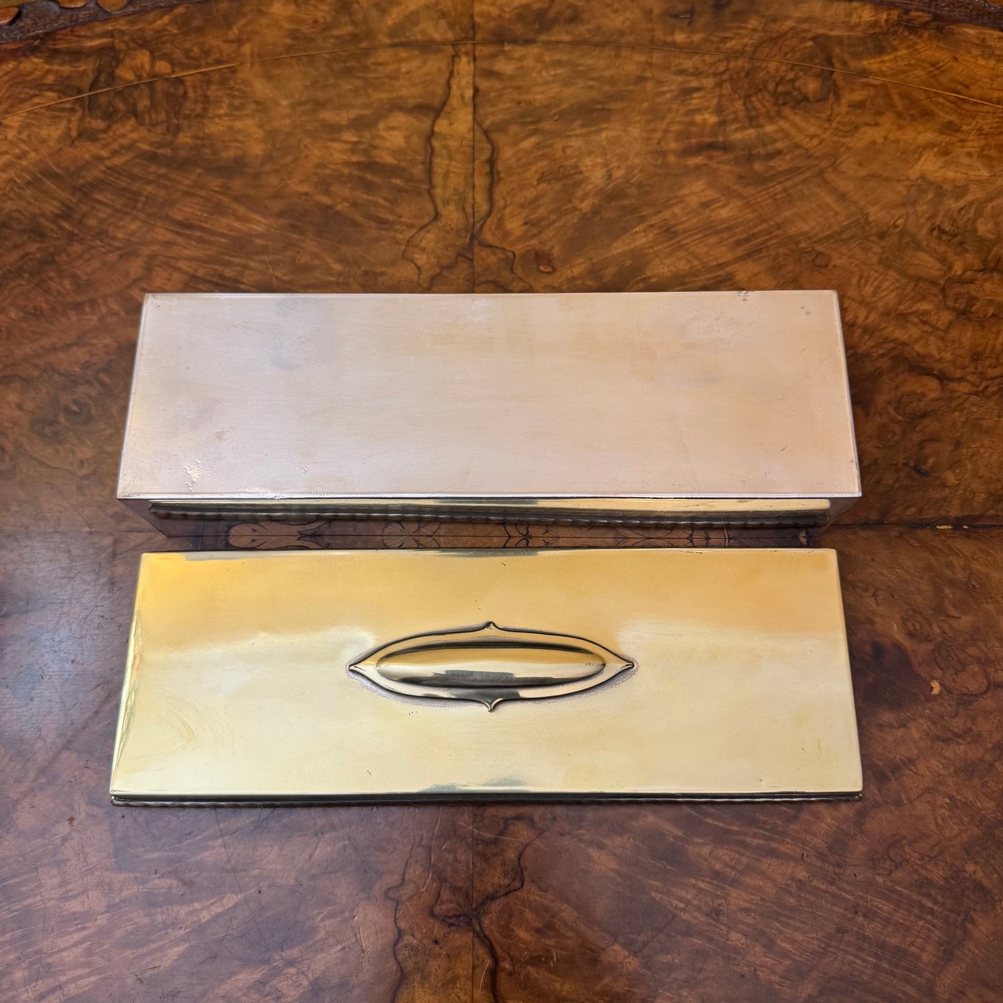 Art Nouveau Mirror Vanity Set