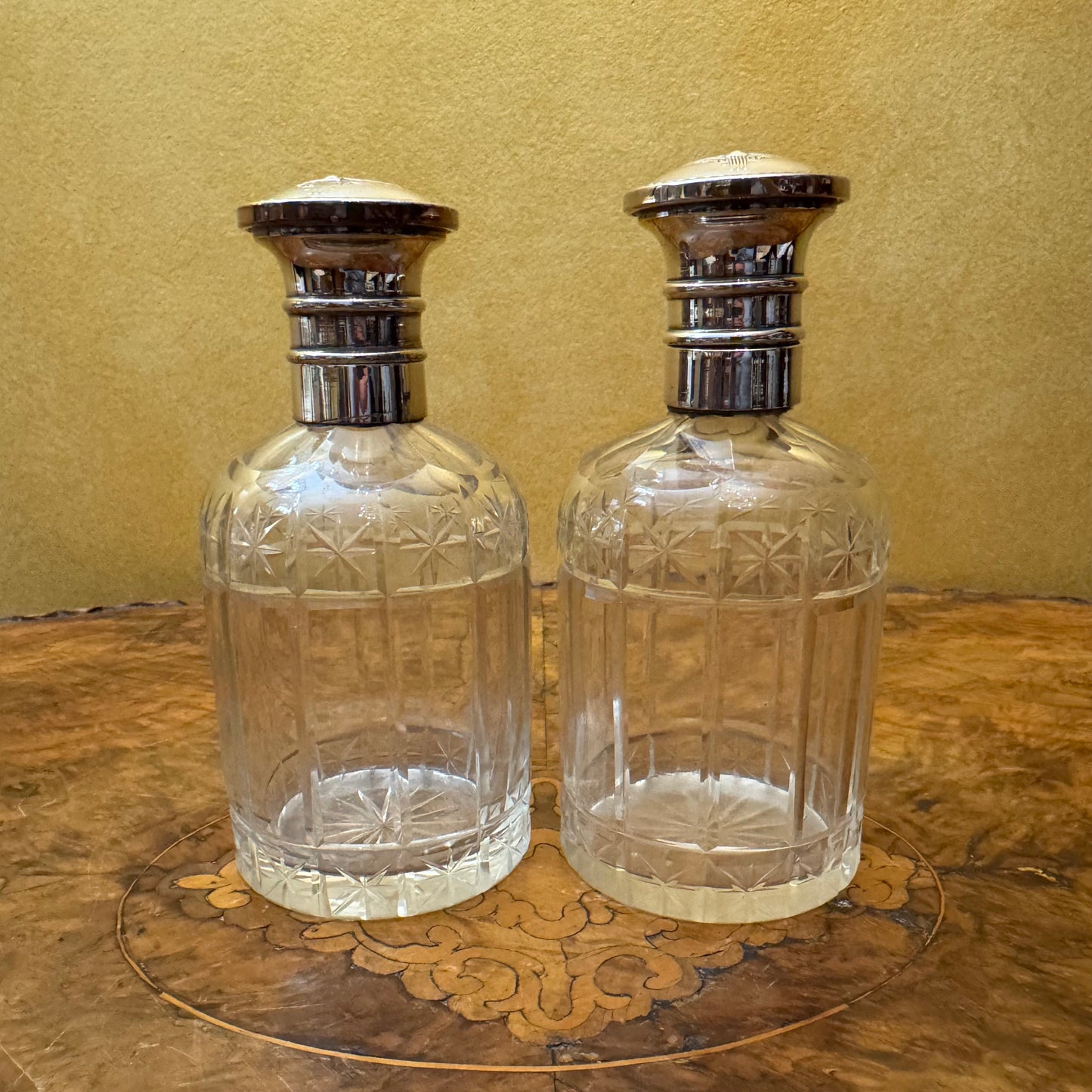 Art Nouveau Mirror Vanity Set