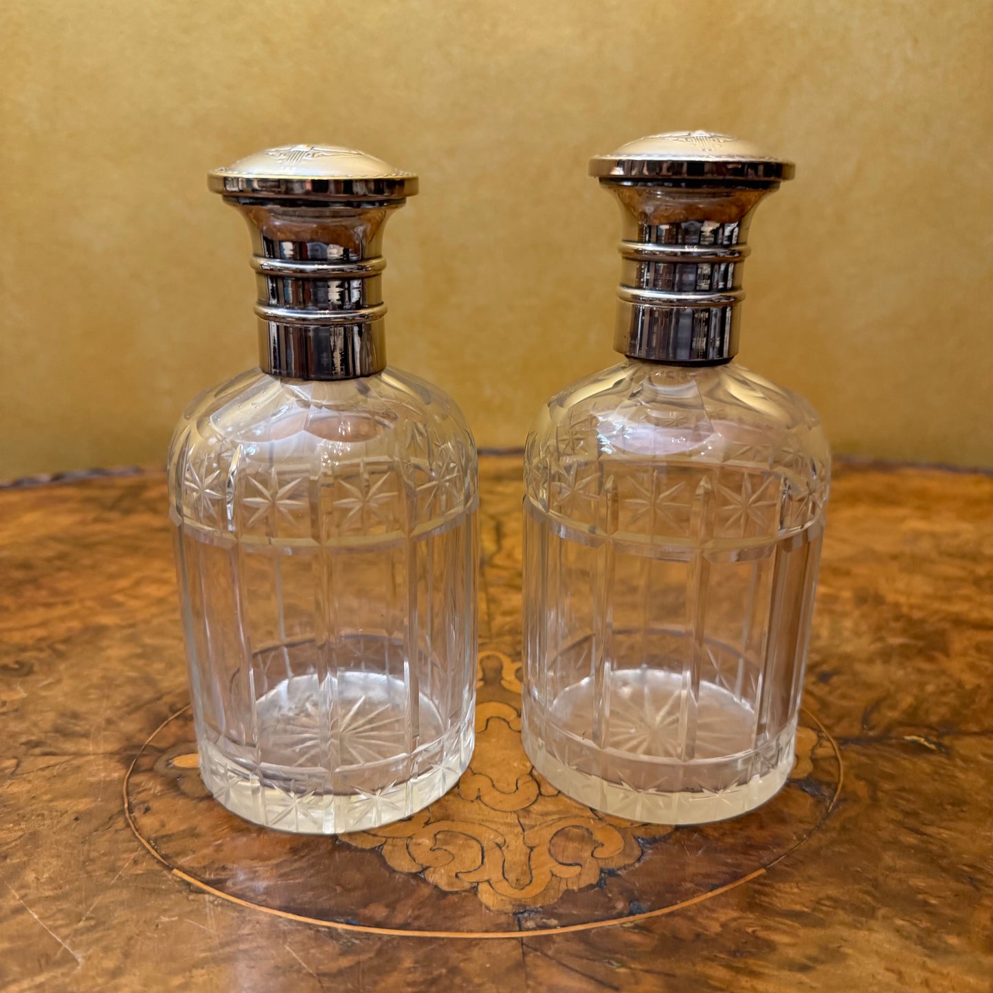 Art Nouveau Mirror Vanity Set