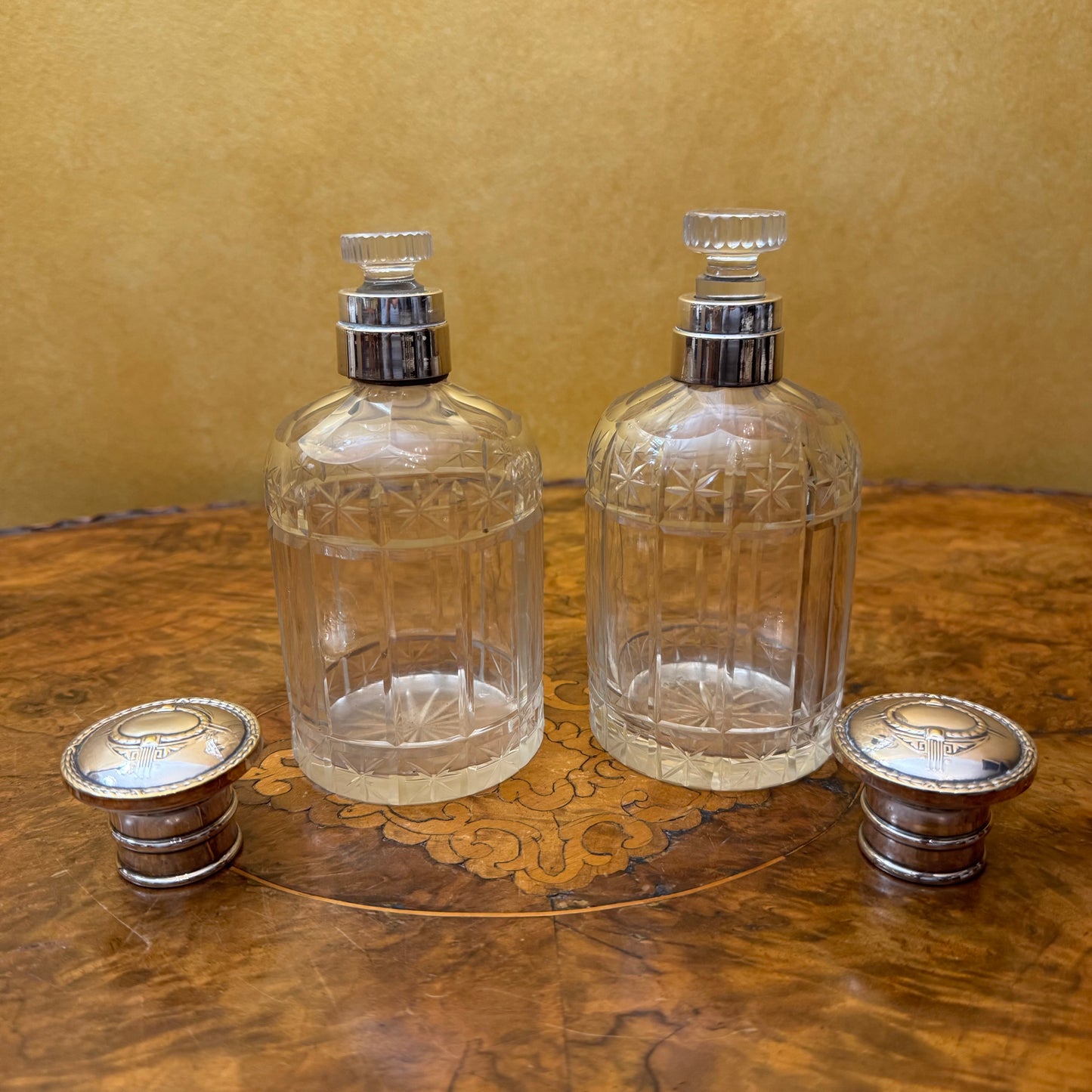 Art Nouveau Mirror Vanity Set