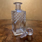 Antique 1904 Decanter W Sterling Silver Whisky Tag
