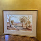 Trees Scenic Watercolour By Judy Tubbet