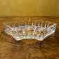 Vintage Glass Round Serving Divider Bowls