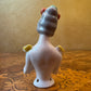 Antique 1920s Porcelain Half Doll Pin Cushion
