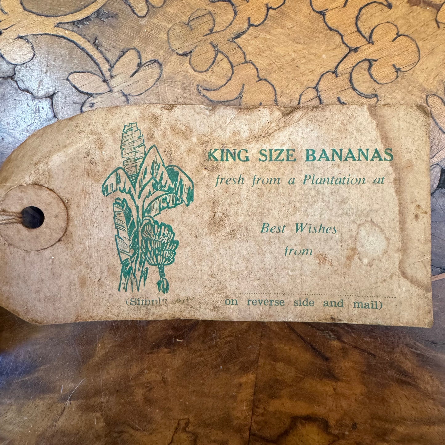 Vintage Souvenir Novelty Banana Box
