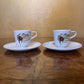 Rosenthal Floral Print Coffee Cup & Saucer Pair