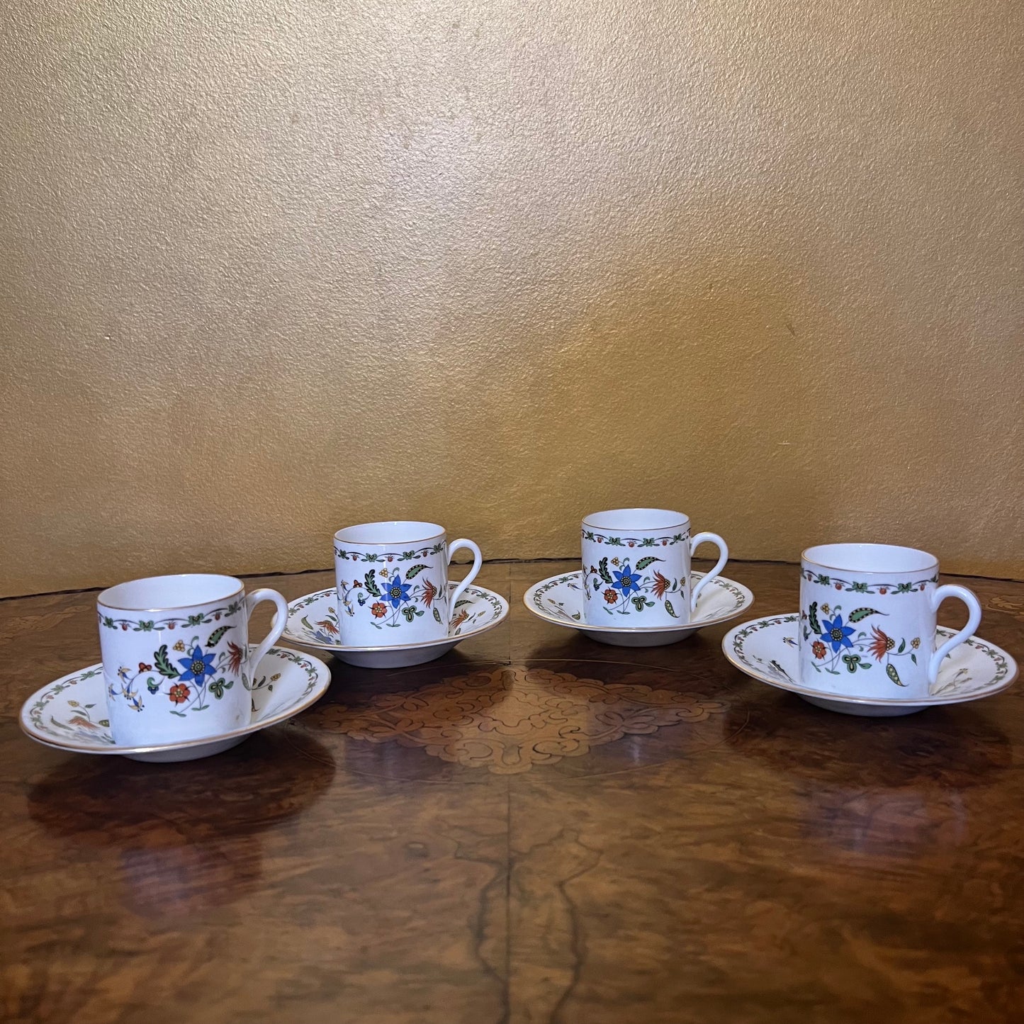 Vintage Shelley Chelsea Coffee Cup Set