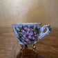 Vintage Japanese Floral Coffee Cup & Saucer