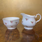 Vintage Duchess Rose Print Tea Pot, Milk & Sugar Set