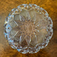 Vintage English Silver Plate Rim Crystal Bowl